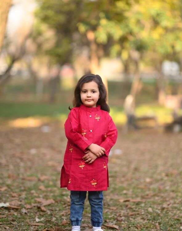 Festive Red – Zargoon Elegant Casual Top